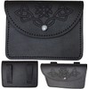 Scottish Celtic Embossed Kilt Belt Pouch with Real Leather Sporran