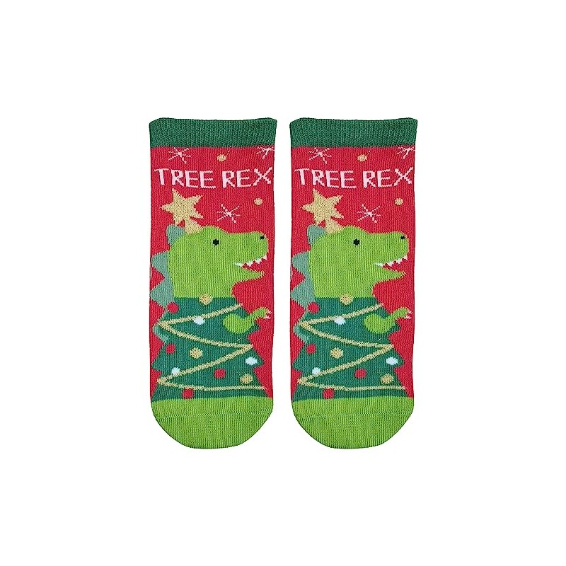 Stephen Joseph Unisex-Kid's Crew Socks, Dino, Large