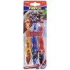 FIREFLY Avengers 3pk, 3 Count Kids Toothbrush, Red, Blue, Yellow,