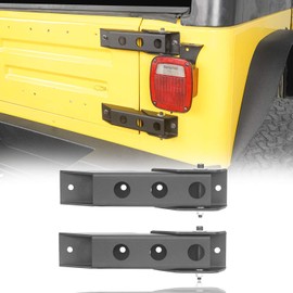 TJ Wrangler Tailgate Hinge Rear Trail Door Hinge Set for 1997-2006 Jeep Wrangler TJ - Steel