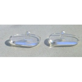 Unbranded GET (20) SOFT SILICON REPLACEMENT EYE GLASS NOSE PADS + GET 10 FREE FACE MASKS