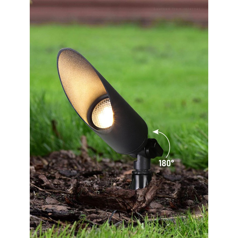 LEONLITE 12V AC/DC Low Voltage LED Landscape Spotlight with Replaceable