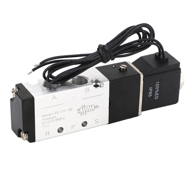 Pneumatic Solenoid Valve with Wire 2 Position 5 Way IP65