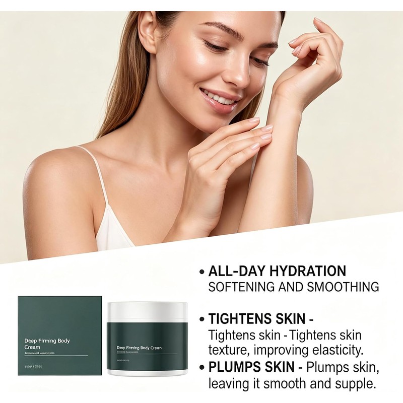 Deep Firming Body Cream, for Crepey & Sagging Skin (2