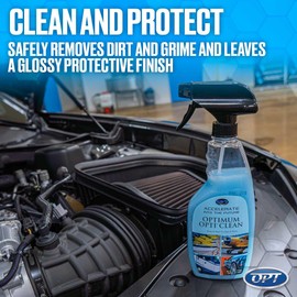 Optimum Opti-Clean Waterless Wash and Protect - Concentrated Waterless Car Cleaning Spray and Polymer Protection (32 oz)