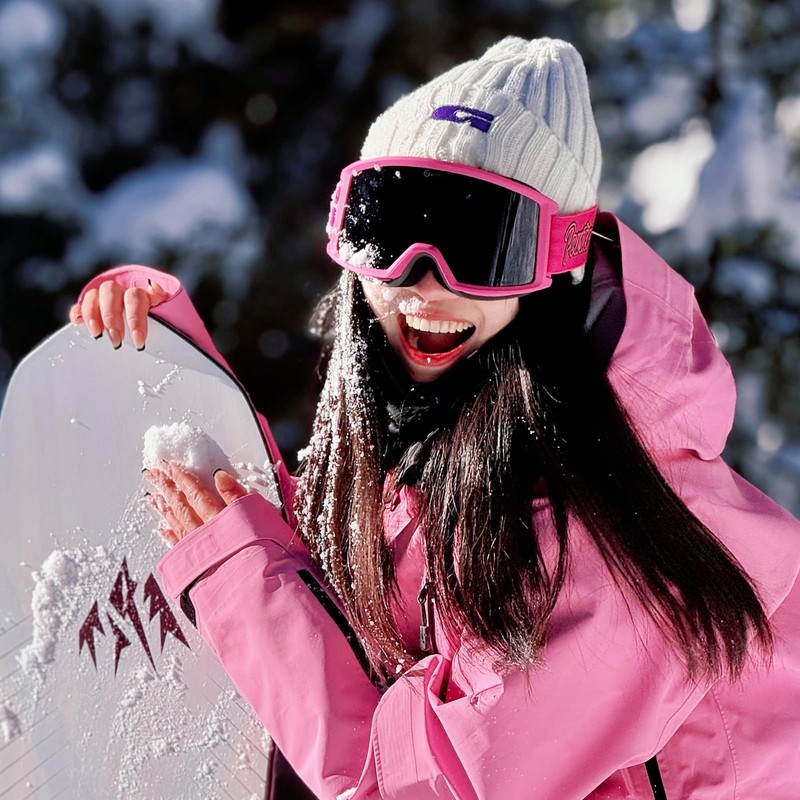 Powster LYChloeAdapt Ski Goggle Snow OTG Ski Goggles Buckle Replaceable