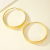 Thick Gold Hoop Earrings for Women Large Gold Hoops Earrings
