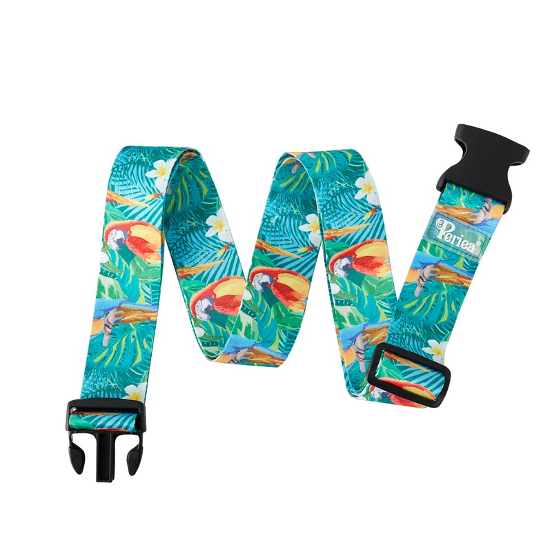 Periea Luggage Straps Set of 2 - Adjustable Suitcase Straps