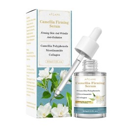 AFCARE Camellia Japonica Hydrating Serum for Face – Anti-Aging, Wrinkle-Reducing Facial Treatment with Hyaluronic Acid, Vegan & Cruelty-Free, 1 Fl Oz