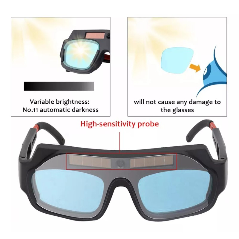 generic 1 Gafas De Seguridad De Energía Solar Con Oscurecimiento
