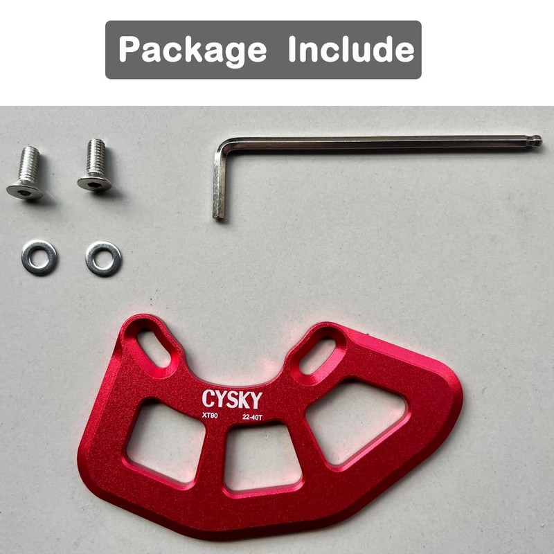 CYSKY Alloy MTB Bash Guard, ISCG05 Bicycle Chain Guard for