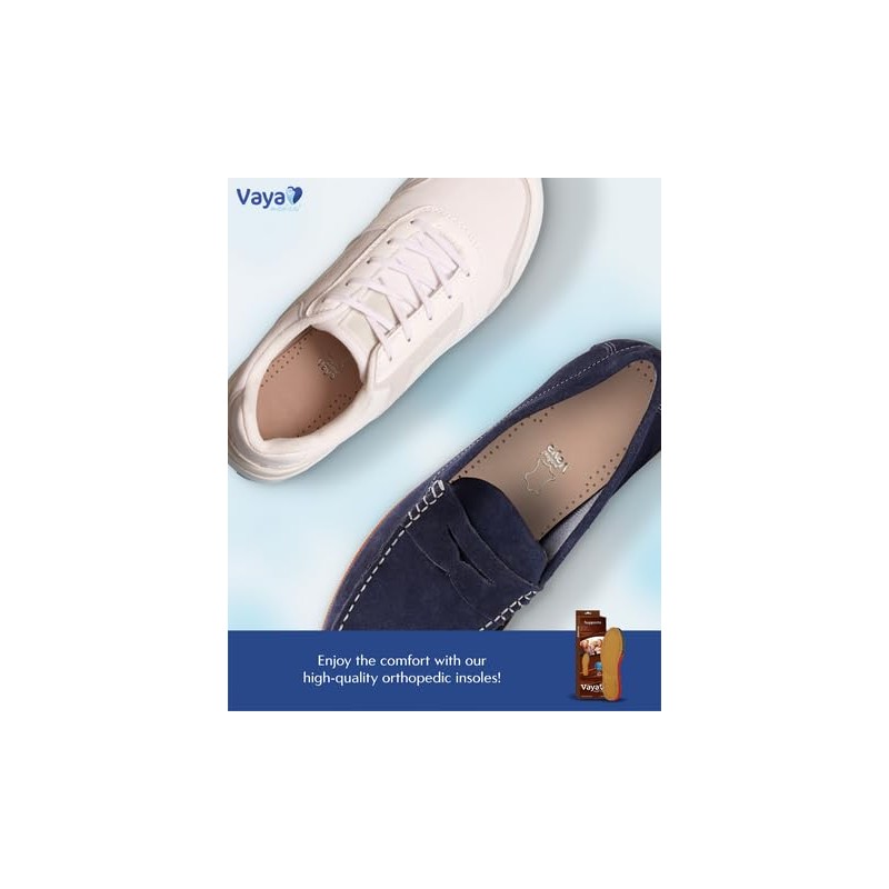 Vaya Medical Supporto Ortopeadic Insoles for Valgus Feet Leather Insole