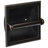 Designers Impressions Oil Rubbed Bronze Recessed Toilet/Tissue Paper Holder All