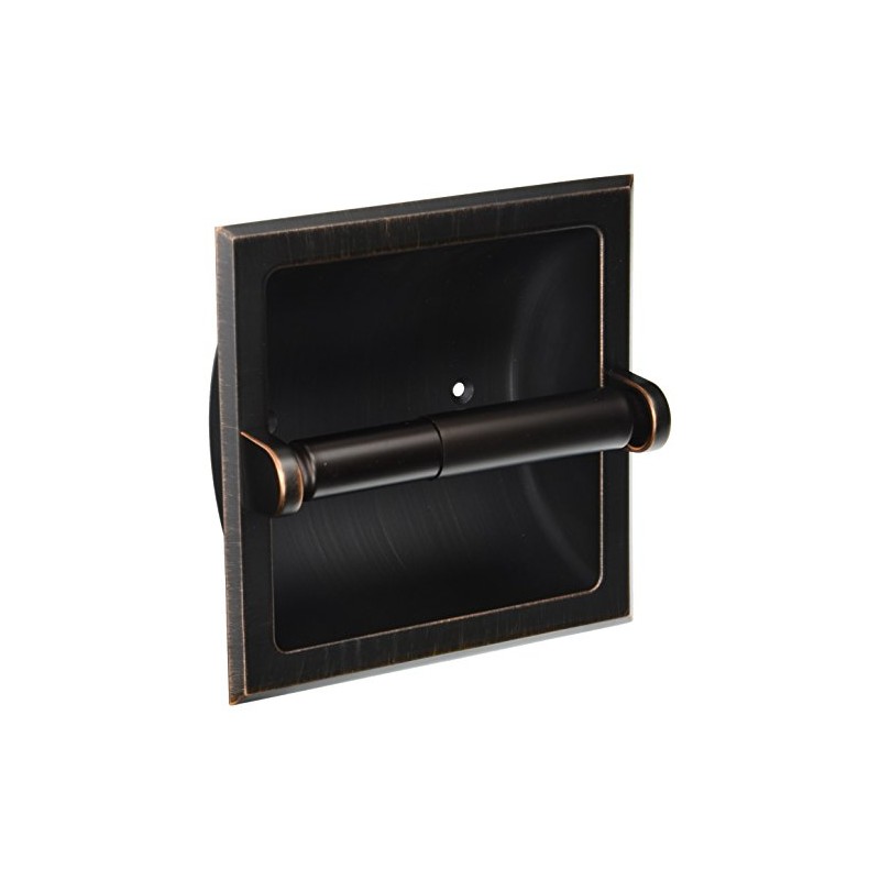 Designers Impressions Oil Rubbed Bronze Recessed Toilet/Tissue Paper Holder All