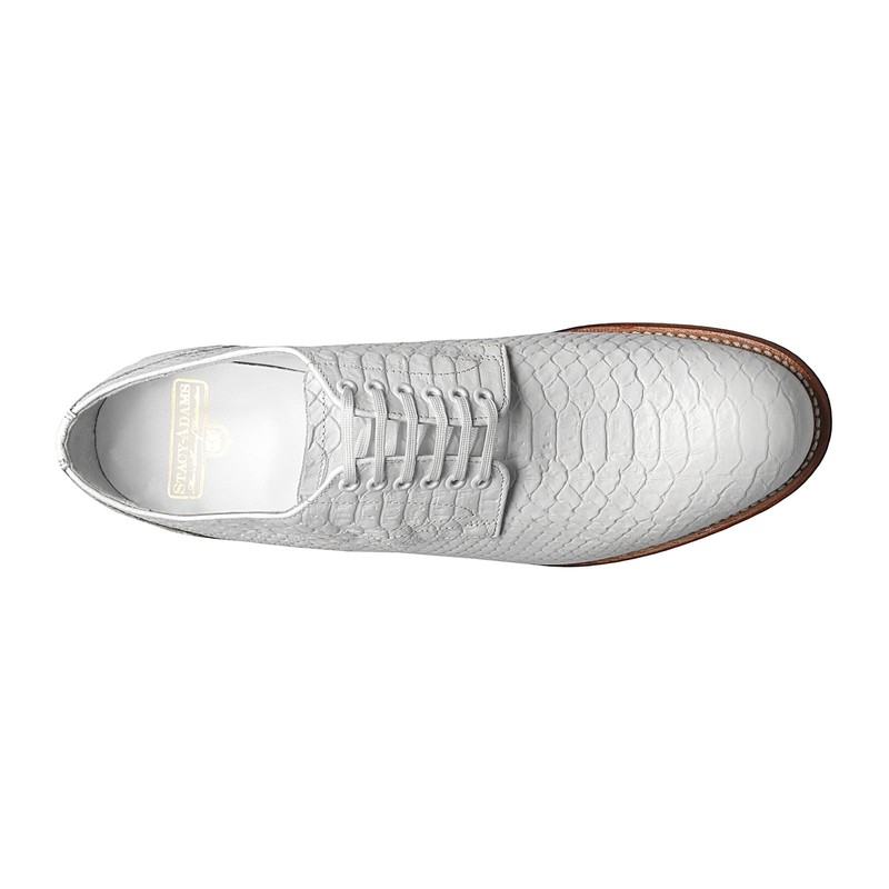 Stacy Adams Men's Madison Plain Oxford,White,13 D US