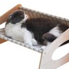 Cat Bed Hammock Medium Breathable Sturdy Linen Comfortable Elevated Cat