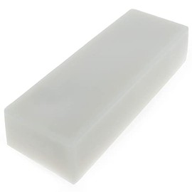 White Triple Filtered Rectangle Beeswax Bar 1 oz