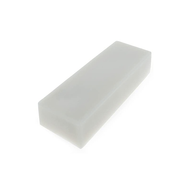 White Triple Filtered Rectangle Beeswax Bar 1 oz