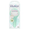 Intuition Natural Female Hair Removal Machine Aloe Green Handle + Razor Blade 2pcs, 1pc, 1pc / 인튜이션 내추럴 여성제모기 알로에 그린 핸들 + 면도날 2개입, 1개입, 1개