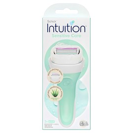 Intuition Natural Female Hair Removal Machine Aloe Green Handle + Razor Blade 2pcs, 1pc, 1pc / 인튜이션 내추럴 여성제모기 알로에 그린 핸들 + 면도날 2개입, 1개입, 1개