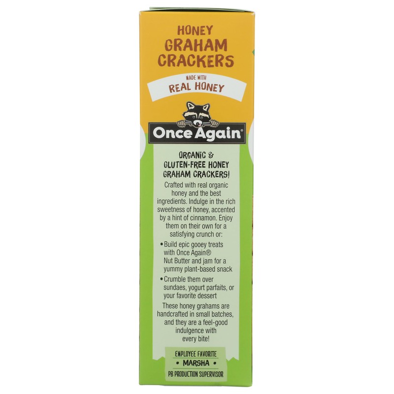 ONCE AGAIN Organic Honey Graham Crackers, 7.93 OZ