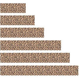 White Water Archery Non-Laminated Leopard Print Crest Arrow Wraps 15 pk Choose Length Width (7, 1)