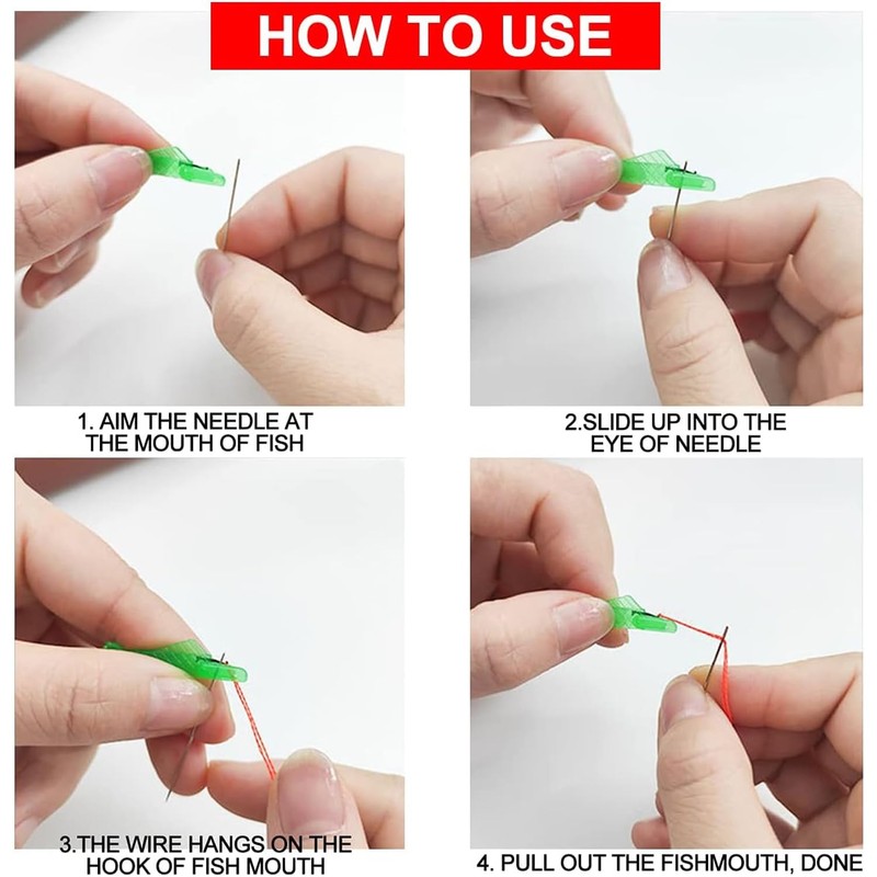 15 Pcs Fish Mouth Sewing Machine Needle Threader, Sewing Machines