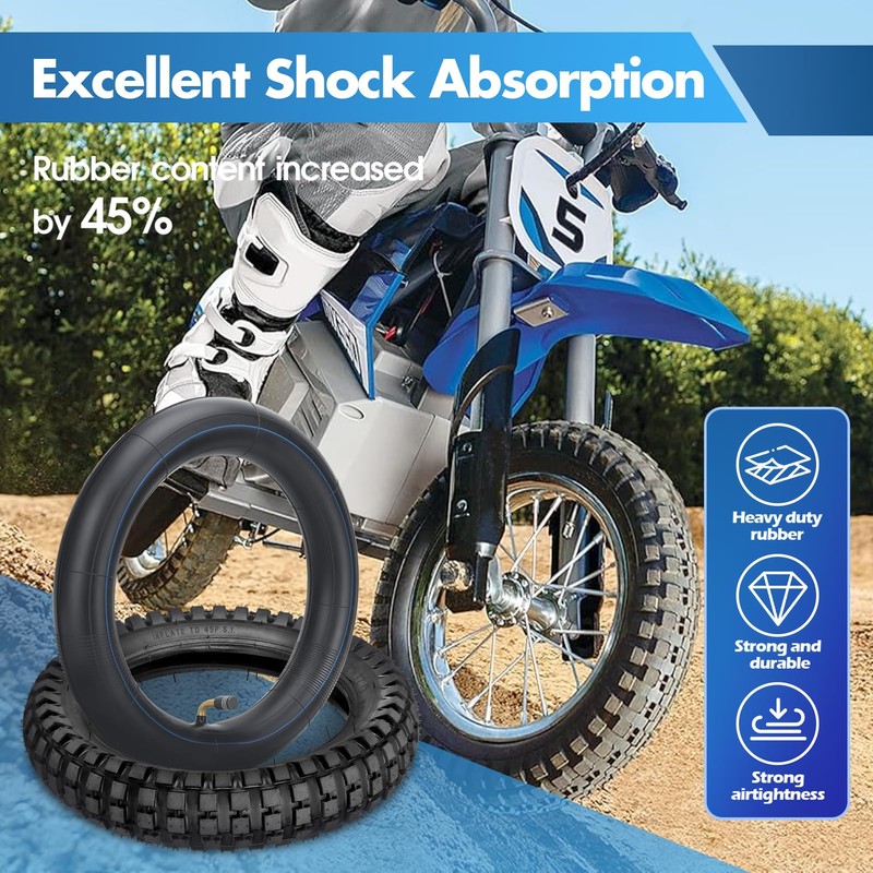 12.5x2.75 (12-1/2x2.75) Tire and Inner Tube Set for Razor Dirt