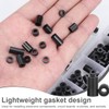 ZEPIQOR 200 Pieces Plastic Round Spacer Kit, for M3/M4 Screws,