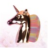 Mikinona 3pcs Unicorn Shape Rose Gold Makeup Brush for Women