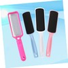 Mikinona Stainless Steel Foot File Double-sided Pedicure Tool 3pcs Sandpaper