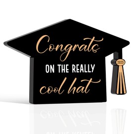 Graduation Gifts for Her Him Best Class of 2025 Grad Gifts for Graduate Funny Graduation Congratulations Gift Ideas Grad Decor Cap Shaped Acrylic 2.7 x 3 inches