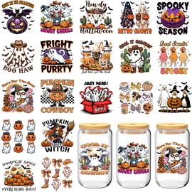 Envolturas UV DTF de Halloween (vaquero de Halloween)