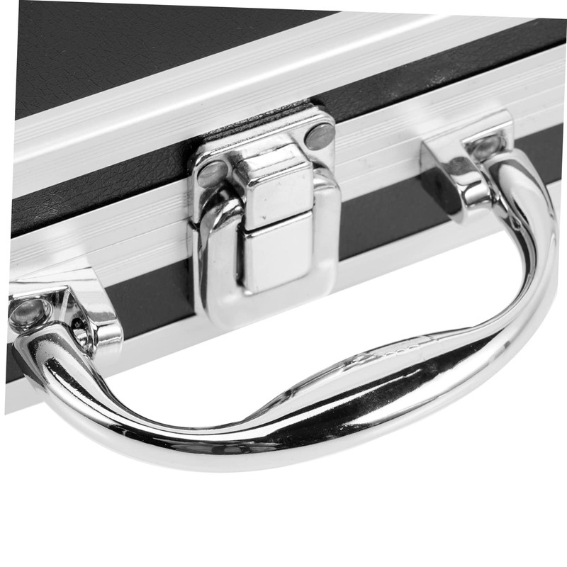 IWOWHERO Aluminum Tool Box Cosmetic Carrying Case Portable Aluminum Alloy
