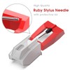 OUDQFCJ Pack of 4 Universal Replacement Needles Turntable Needles