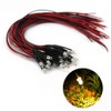 Evemodel L123WM 20pcs Pre Wired 3mm WARM White Led Lamp