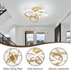 CANEOE Gold Led Hallway Light, 6000K Modern Led Ceiling Light