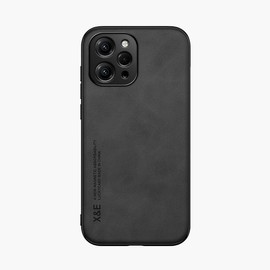 Kepuch Silklike Funda para Redmi 12 4G - Case Carcasa Placa de Metal Incorporada para Redmi 12 4G - Negro