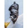 Silver Bone Chilling Pirate Buccaneer Skull Skeleton Wall Beer Bottle