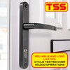 TSS UPVC Door Handle Set in Anthracite Grey, 92mm PZ