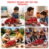 5 in 1 Construction Truck Toys for Toddlers 3-5, Carrier
