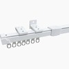 Retractable Wall or Ceiling Mount Curtain Track System for Track