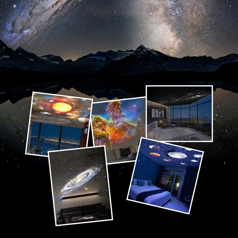 AIXXCUVQ Adjustable Star Projector for Bedroom Relaxing Night Lights Bedroom