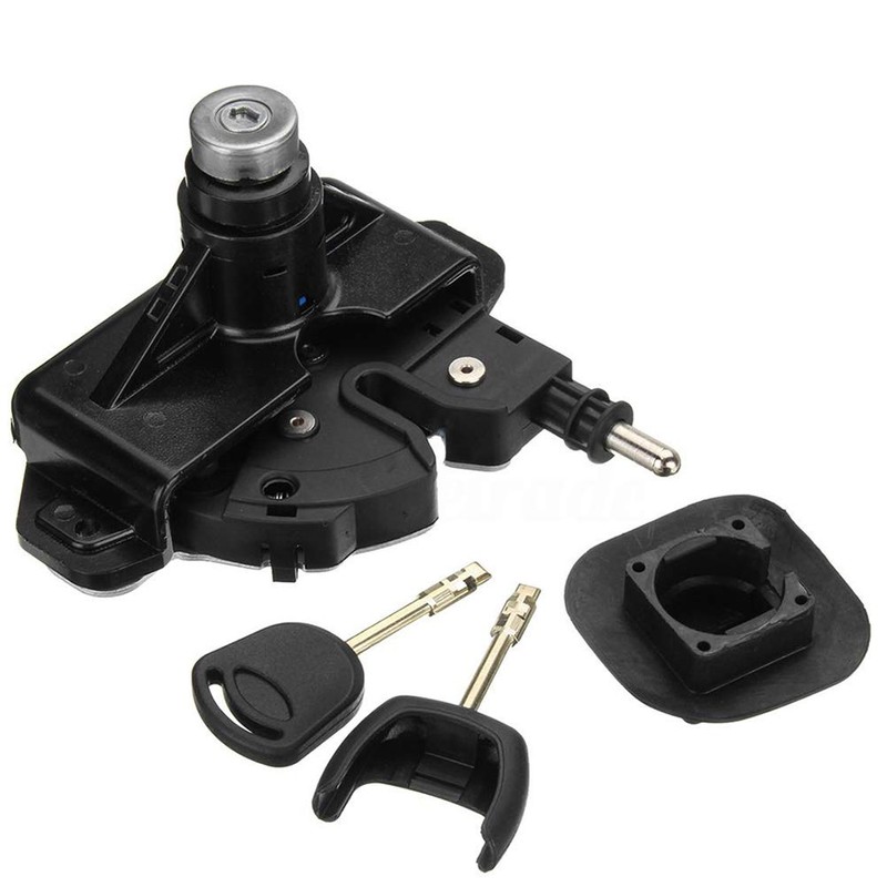 AUTOXBERT Bonnet Lock Hood Release Latch Set With 2 Keys