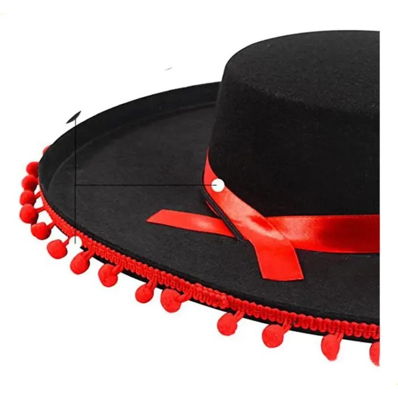 W^ ^ Gorro De Disfraz De Flamenco Español Para Fiestas
