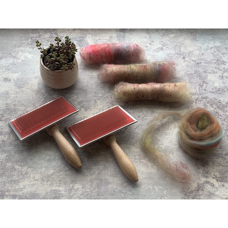 Heidifeathers® Hand Carders - Wool Carders (Pair) Fine to Medium