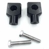 XHT(BC)- Black Round 7/8" 22mm 7/8 Inch Handlebar Riser Clamps