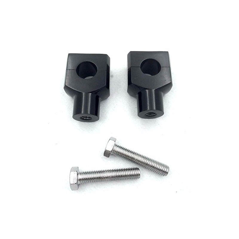 XHT(BC)- Black Round 7/8" 22mm 7/8 Inch Handlebar Riser Clamps