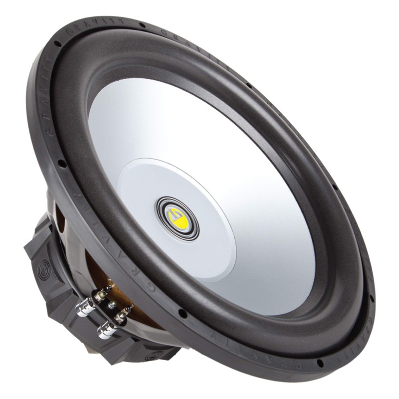 Gravity 15 Inch 1600 Watt Car Audio Subwoofer w/ 4