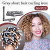 Perm Rollers for Short Hair | 60-pieces Small Curl Perming